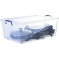 thumbnail image 5 of Superio Clear Storage Container with Wheels, Stackable Plastic Storage Bin, Durable Latch Box (62 Quart), 5 of 5