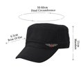thumbnail image 2 of iHPH7 Fishing Hat Sun Hat Army Hat Military Cap Casual Hats for Men, Black One Size, 2 of 5