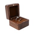 thumbnail image 2 of Ring Box Square Portable Wood Vintage Design Earring Box for Wedding style B One Size, 2 of 13