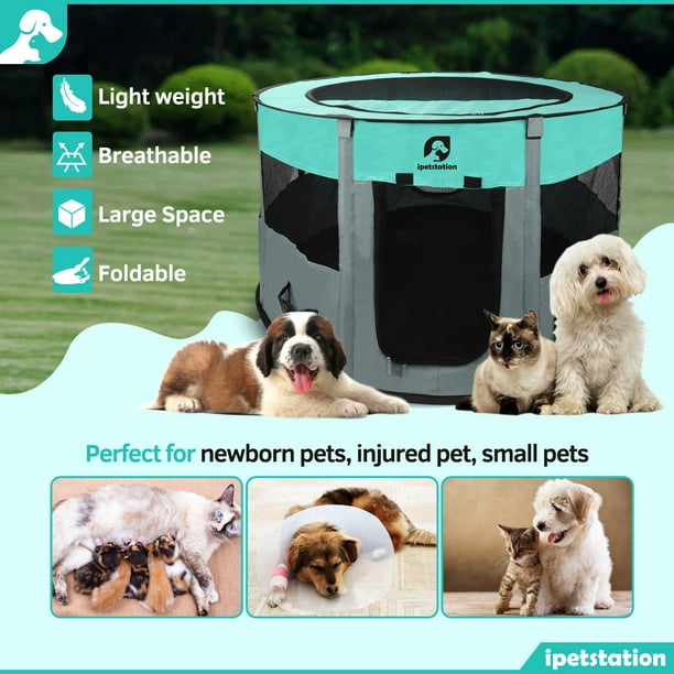 lakwar Portable Pet Playpen