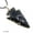50-60mm Black Obsidian, variant on 6pcs Mix Gem Chakra Rough Metal edgie Rrrow Pendant Healing Amulet Energy-50-60mm Black Obsidian