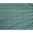 thumbnail image 4 of oneOone Polyester Lycra Fabric Dot & Floral Block Printed Fabric 1 Yard 56 Inch Wide, 4 of 4