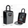thumbnail image 2 of Fingerprint or Password Safe Key Bluetooth Storage Lock Box Wall Mount Security Anti-Theft Lockbox ,Additional Security, 2 of 6