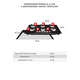 thumbnail image 5 of Combo DISA HOME Parrilla a Gas 6 Quemadores Cristal Templado, Campana Extractora de Pared Negro Mate Disa Home 40-11-0-014, 5 of 8