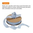 thumbnail image 3 of 1 Inch 10 Yard Satin Double Ruffle Edge Ribbon Sky Blue Solid Color for Hair Bows Sewing Gift, 3 of 6