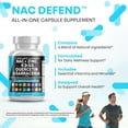 thumbnail image 6 of NAC Supplement N-Acetyl Cysteine 1000mg Vitamin D3 K2 Zinc Quercetin 1000mg Sarracenia Purpurea 1000mg with Elderberry Holy Basil Bee Propolis Bromelain L-Lysine Made in USA - 60 Count, 6 of 9