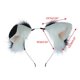 thumbnail image 3 of Punk Furry Ear Hairhoop for Women Plush Hairband LolitaStyle Cosplay Headband Party Costume Halloween Roleplay Headdress, 3 of 4