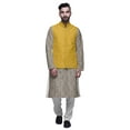 thumbnail image 1 of Atasi Ensemble Kurta Pyjama Ethnique Classique à Manches Longues Imprimé pour Hommes Tenue Décontractée, 1 of 5