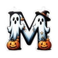 thumbnail image 2 of 26 Halloween Ghost Alphabet Ornaments,A-Z Letter Halloween Ghost Acrylic Hanging Ornaments,Mini 2D Flat Hanging Decorations for Christmas Tree Party Gifts, 2 of 7