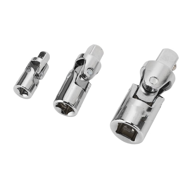 Junta universal giratoria, 3 piezas de adaptadores de enchufe, adaptador de enchufe de llave de trinquete giratorio, adaptador de enchufe de taladro eléctrico, construcción robusta