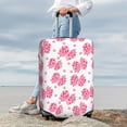 thumbnail image 7 of Honeii pink polka dot bows Elastic Luggage Cover, featuring double-sided printing, is the ideal companion for travel, business trips, and daily use(not included suitcase )-Medium, 7 of 7