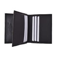 thumbnail image 3 of RFID Blocking Premium Genuine Leather Multi Credit Card Holder Wallet with Center Flap RFIDP74, 3 of 14