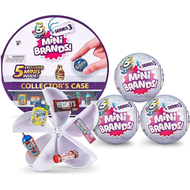 5 Surprise Mini Brands Series 3 Collector's Kit - Mystery Capsule Real ...