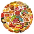 thumbnail image 5 of 50 pegatinas de comida y fruta para niños, pegatinas realistas de comida y fruta para Scrapbo, 5 of 5