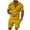 Yellow_006, variant on Domuza Short Sets for Men 2 Piece Outfits 1/4 Zip Polo Shirt Fashion Summer Tracksuits Casual Short Sleeve and Shorts Set Black 3XL