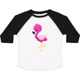 thumbnail image 3 of Inktastic Cute Flamingo, Little Flamingo, Pink Flamingo Girls Toddler T-Shirt, 3 of 5