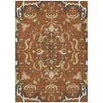 thumbnail image 2 of Addison Rugs Chantille Indoor/Outdoor Transitional Damask Paprika Machine Washable Rectangle Rug, 8' x 10', 2 of 8