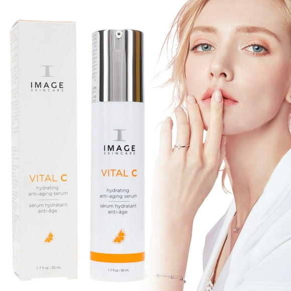 IMAGE Skincare Vital C Hydrating Anti-Aging Serum 1.7 oz – Brightening & Firming | Vitamin C & Antioxidant Formula