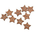 thumbnail image 2 of Zhaomeidaxi 200Pcs 2 Holes DIY Star Shape Mixed Pattern Vintage Wooden Buttons with 2 Holes DIY Sewing Craft Decorative for Clothes Hats Shoes Craft Sewing Buttons, 2 of 6