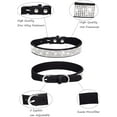 thumbnail image 4 of Rhinestone Dog Collar for Small Medium Large Dogs, Adjustable Leather Suede Bling Dog Collars，Diamond Bow Tie Puppy Collars for Boy and Girl., 4 of 7