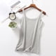 thumbnail image 1 of Puntoco Blusas sin mangas para mujer, blusas casuales de moda para mujer, blusas de cuello redondo sin mangas con encaje y retazos para mujer, blusas sin mangas, 1 of 3