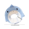 thumbnail image 3 of Collar de recuperación suave y ajustable para gatos y perros pequeños: collar isabelino transpirable para protección postoperatoria, dos estilos de uso para la alimentación, cono de recuperación de m, 3 of 6
