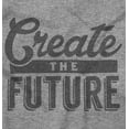 thumbnail image 2 of Create Future Inspiration Cute Gym Zip Hoodie Sweatshirt Women Brisco Brands M, 2 of 6