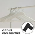 thumbnail image 7 of TABLZONE Plastic Clothes Rack Connectors Black Stable for Replacement 10Pcs, 7 of 7