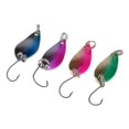 thumbnail image 1 of 4 Piezas Kit de Señuelos de Pesca Ganchos Señuelos Duros de Colores Mezclados Señuelos de Lentejuelas de Pesca Soledad Señuelos de cuchara de pesca, 1 of 6
