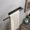 Black, variant on Self-Adhesive Stainless Steel Towel Bar Peel and Stick Hand Towel Holder for Kitchen and Bathroom Wall Mount, No Drilling Required