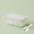 thumbnail image 4 of Ice Cube Tray With Lid & Storage One Release Ice Cube With 32 Cubes Design Grade For Coffee Drinks, 4 of 9