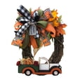 thumbnail image 1 of Camión De Halloween Guirnalda Artificial Granja Guirnalda De Otoño Para Decoración De Halloween Vogacara HA044205-02, 1 of 6