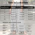 thumbnail image 3 of Women's Gingham Plaid Wide Leg Pants, Casual Tie Waist Paperbag Palazzo Trousers, Summer High Waisted Checkered Long Pants with Pockets, 3 of 6