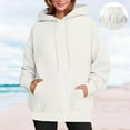 thumbnail image 5 of Fewfanhot Women's Sweatshirt Active Long Sleeve Fleece Lined Fashion Hoodie Pullover with Plus Size, 5 of 9