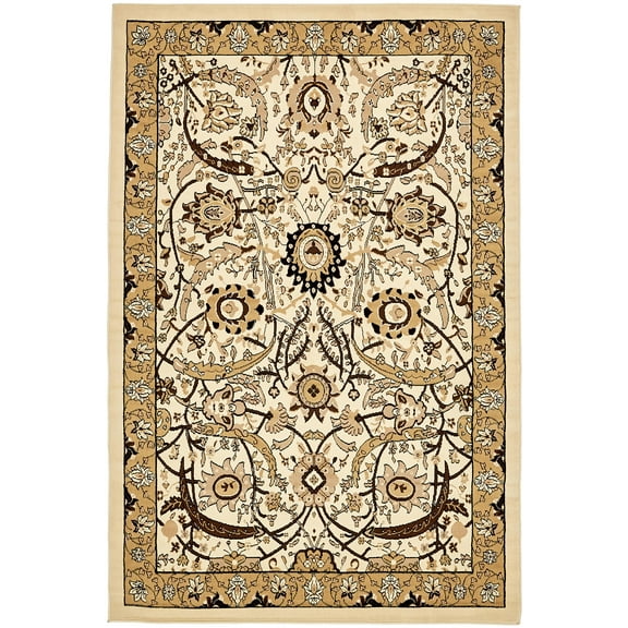 Unique Loom Cape Cod Espahan Vintage Floral Area Rug or Runner