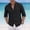 Black, variant on jjayotai Men's Henley Shirts Casual Long Sleeve Button down Shirts Loose Fit Beach Shirts 2026 Summer Vacation