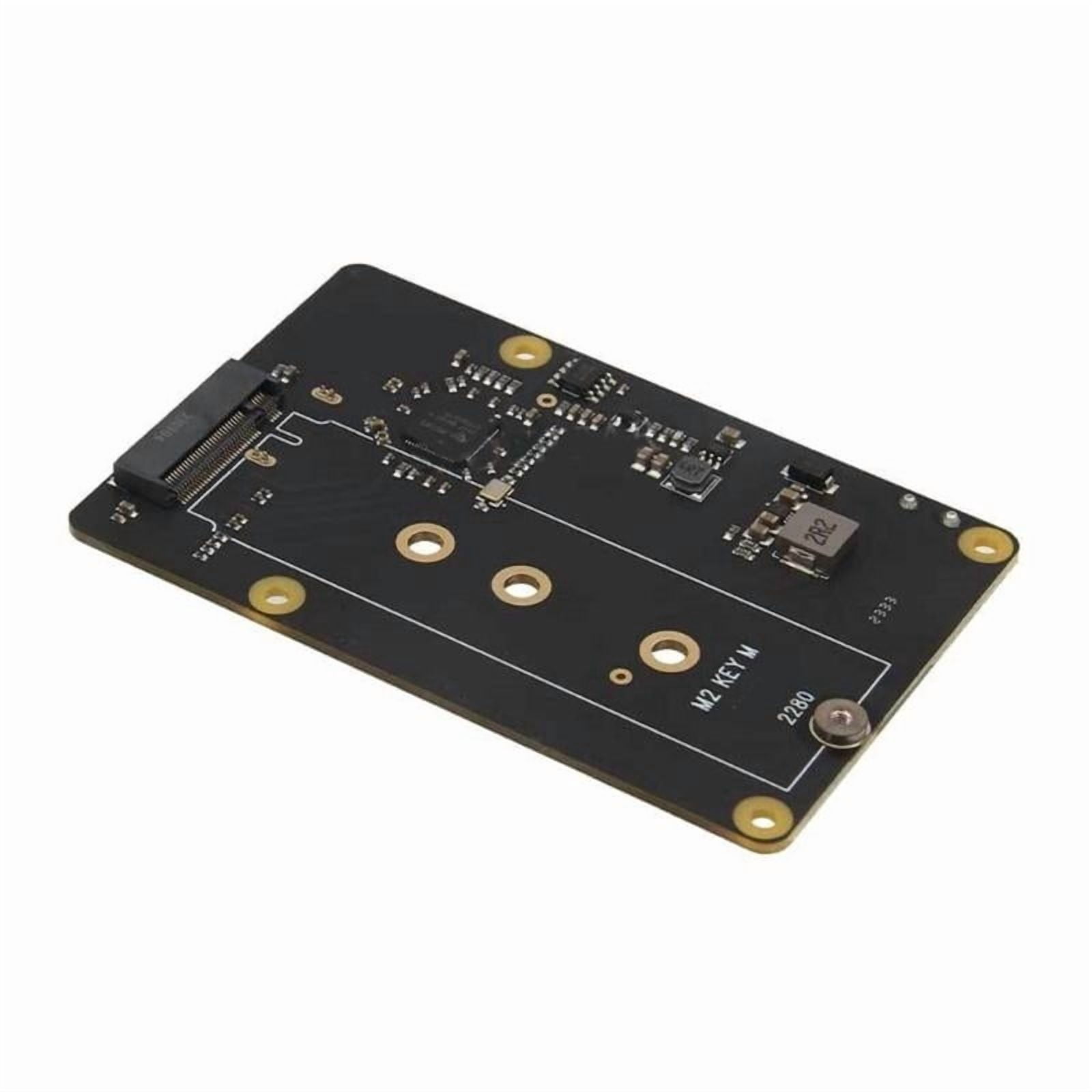 X872 USB 3.0 To NVMe SSD Expansion Board For Raspberry Pi 4, M.2 Drive 2230 2242 2260 2280 Compatible 5Gbps Transfer