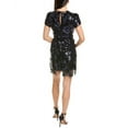thumbnail image 2 of Milly womens  Kyla Sequin Sheath Dress, 2, Blue, 2 of 3