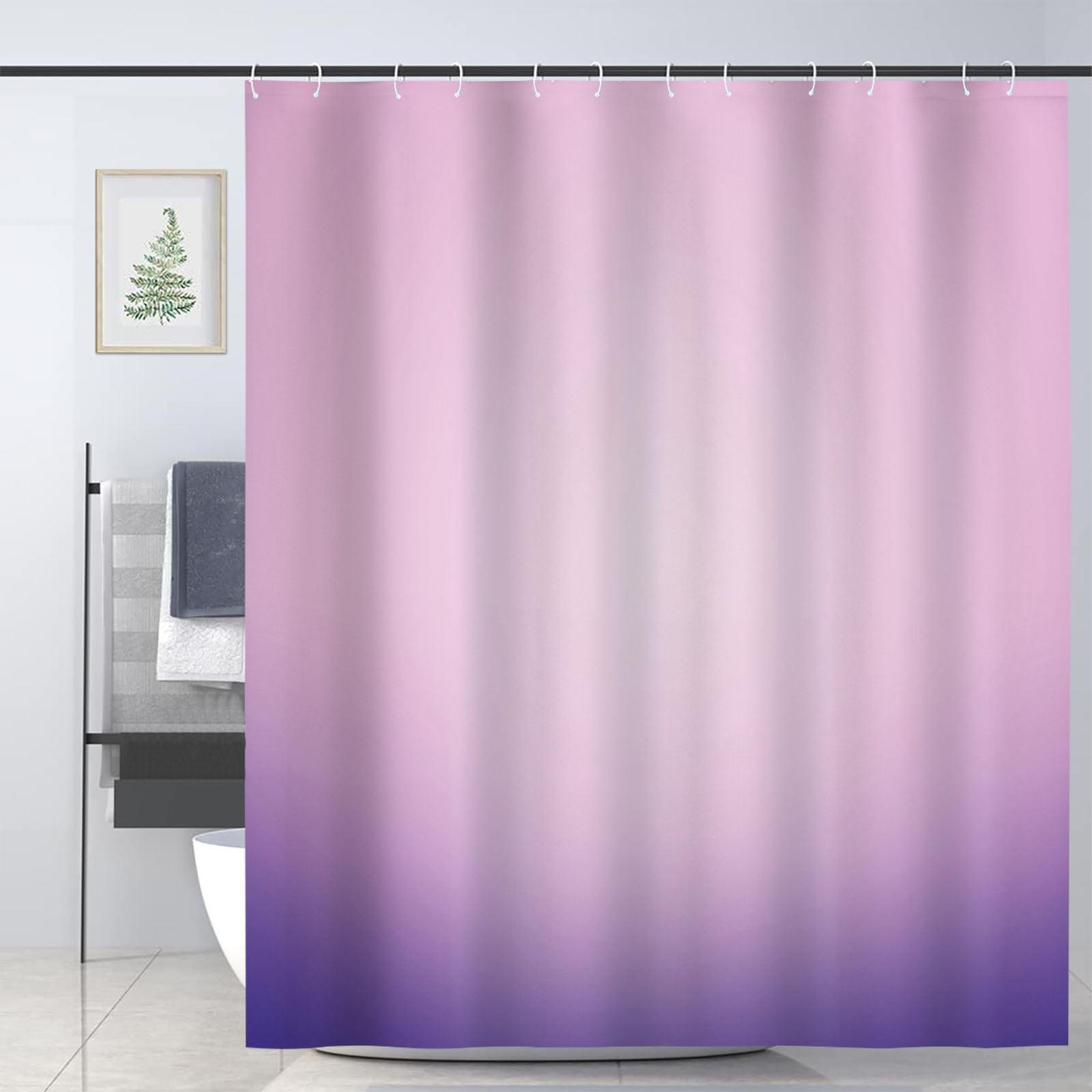 Sonernt Lavender Shower Curtain for Bathroom Decoration Fabric Shower