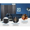 thumbnail image 3 of Folding Room Screen Dividers with 4 Panels Wood Mesh Woven Design Privacy Screens for Indoors Portable High Fiber Partition Screen Free-Standing for Home Office Bedroom Living Room, 3 of 7