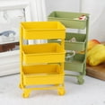 thumbnail image 3 of 1 Pce Étagère Miniature pour Maison de Poupée avec Roues Rangement Présentoir, 3 of 6