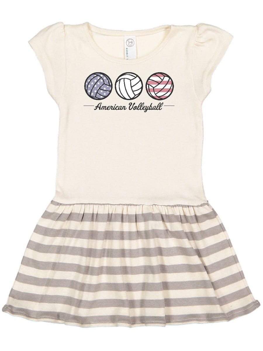 INKtastic American Volleyball Toddler Dress