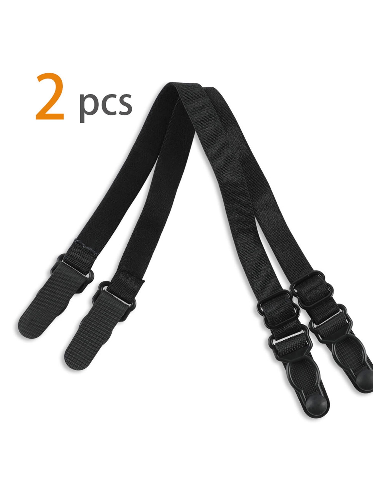 Unique Bargains Women's Elastic Non-slip Adjustable Bra Shoulder Strap Clips Holder