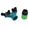 thumbnail image 1 of 2x Divisor de manguera de jardín Conector de tubería de agua Grifo de jardín Válvula de riego Adaptador de espita de manguera de tubería, fácil agarre Zulema divisor de manguera, 1 of 4