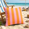 thumbnail image 2 of Kyusrd Pillows Case for Home,Outdoor Waterproof Pillow Cover Home Geometric Stripe Patterns Simples Sofa Chair Cushion, 2 of 6