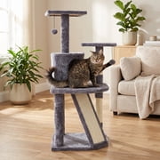 Vibrant Life 5-Level Multi-Functional Cat Tree Condo, Gray, 44.5