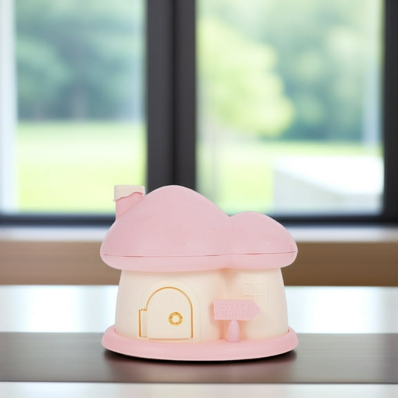 SEWCHICS Cute Coin Bank Pink 1Pcs 8.9X7.1X6.7In