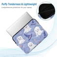 thumbnail image 2 of FORMRS 15"-15.6" Laptop Sleeve Protective Case Soft Carrying Quilted Computer Bag Cover, Blue Halloween, 2 of 7