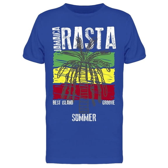 Jamaica Rasta Summer T-Shirt Men -Image by Shutterstock, Male Large