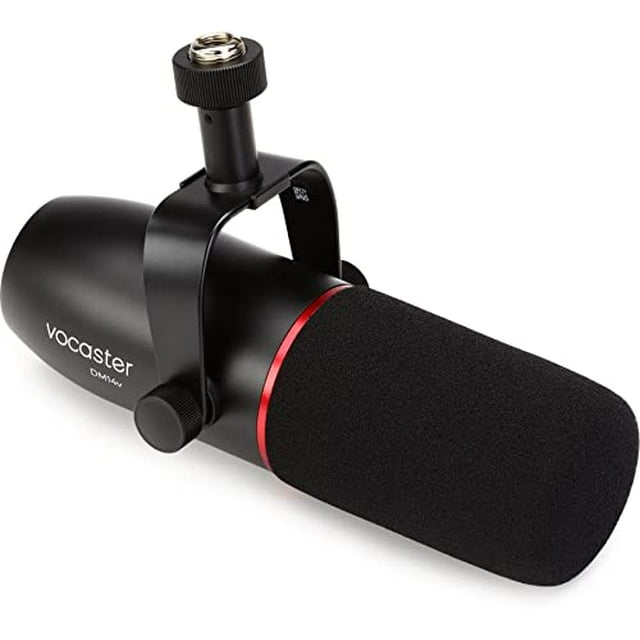 Focusrite Vocaster DM14V - Broadcast Quality Dynamic Microphone for Podcast Recording with XLR Cable